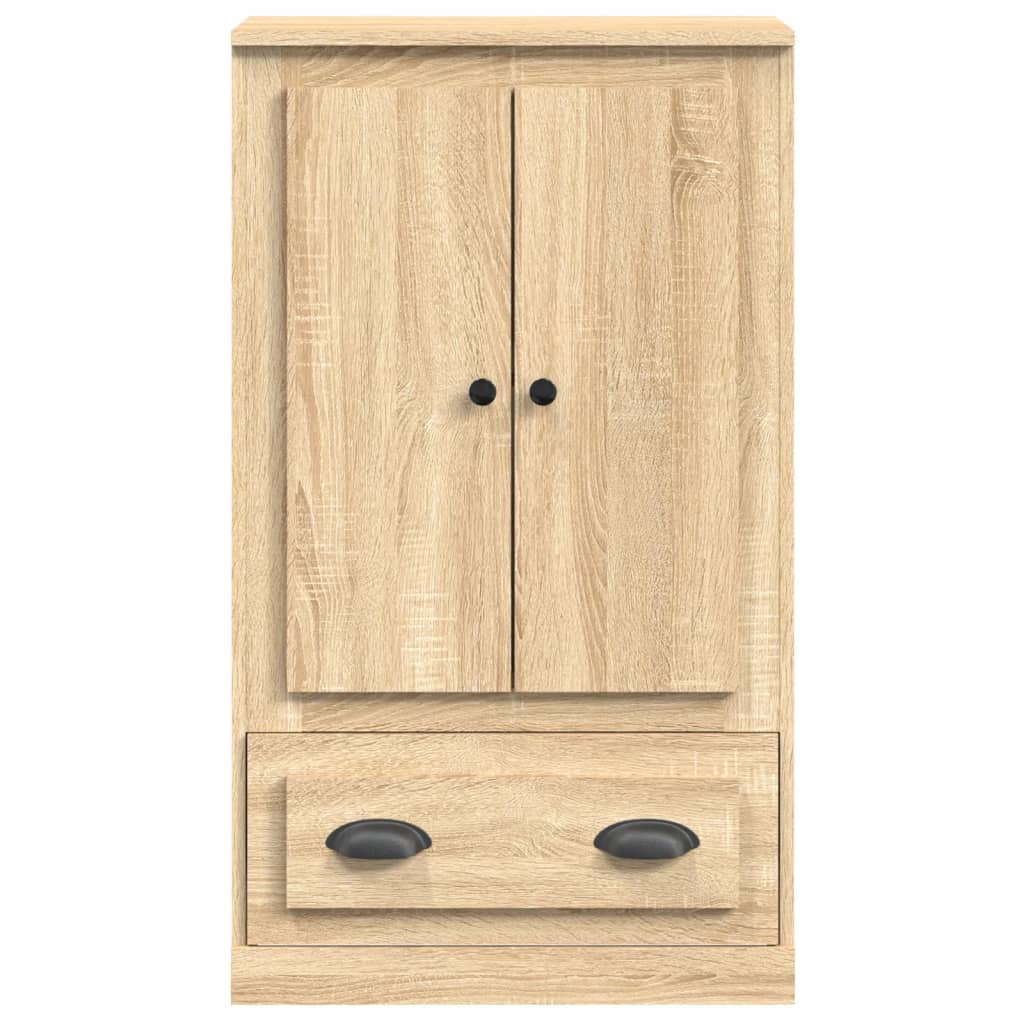 Hoge Kast 60X35,5X103,5 Cm Bewerkt Hout Kleurig Sonoma eiken