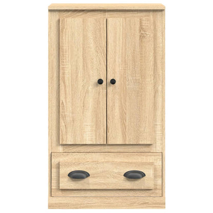 Hoge Kast 60X35,5X103,5 Cm Bewerkt Hout Kleurig Sonoma eiken