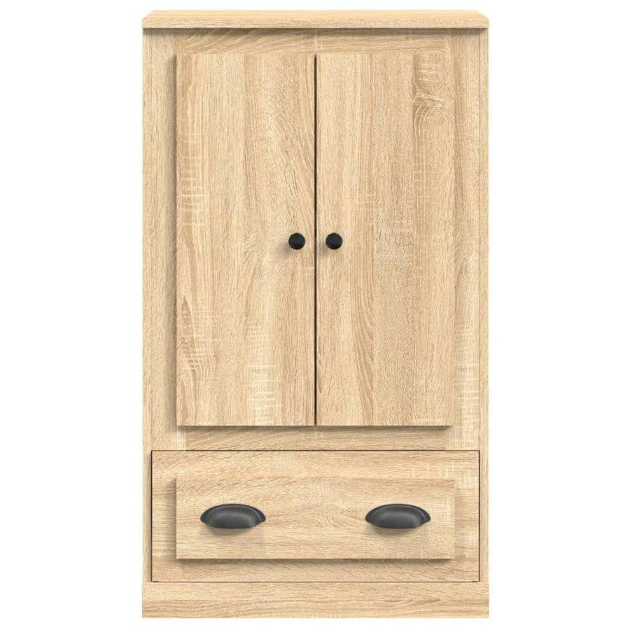 Hoge Kast 60X35,5X103,5 Cm Bewerkt Hout Kleurig Sonoma eiken