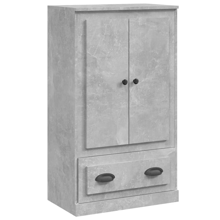 Hoge Kast 60X35,5X103,5 Cm Bewerkt Hout Betongrijs