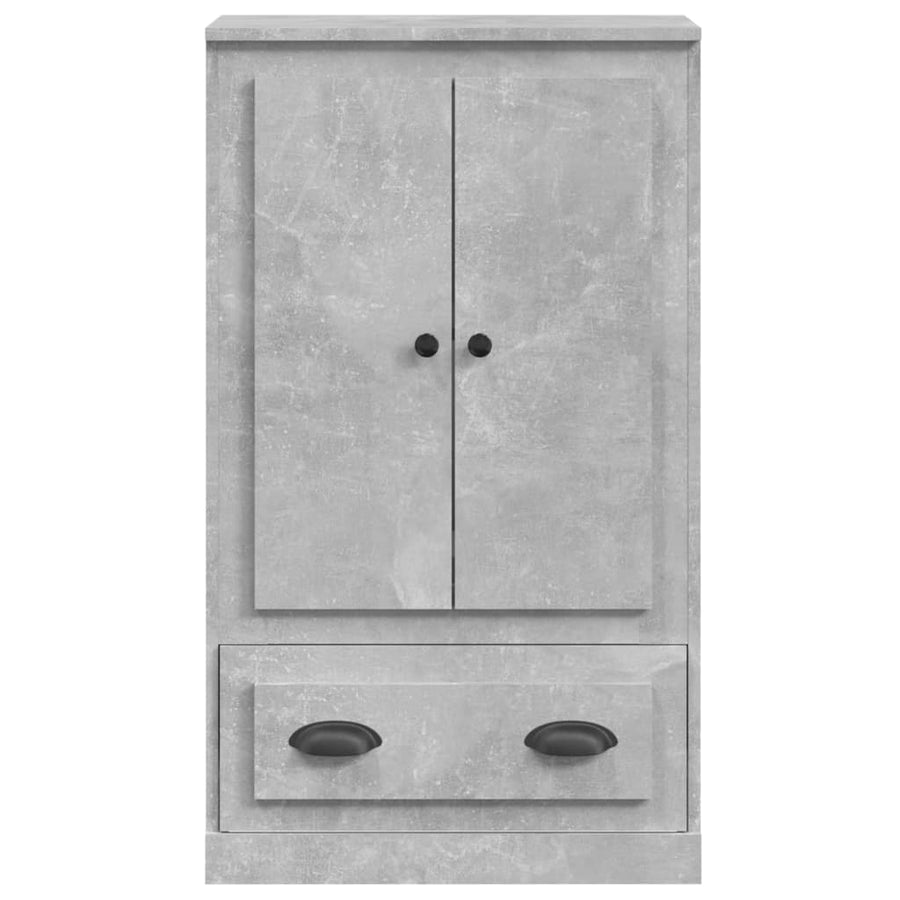 Hoge Kast 60X35,5X103,5 Cm Bewerkt Hout Betongrijs