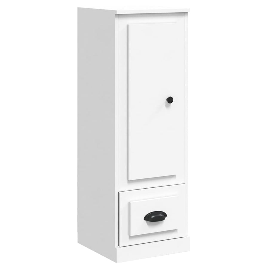 Hoge Kast 36,35,5X103,5 Cm Bewerkt Hout Wit