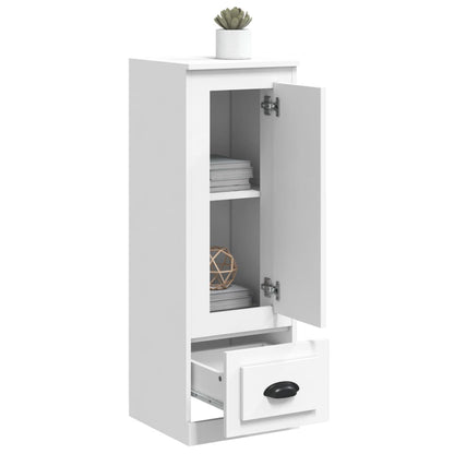 Hoge Kast 36,35,5X103,5 Cm Bewerkt Hout Wit