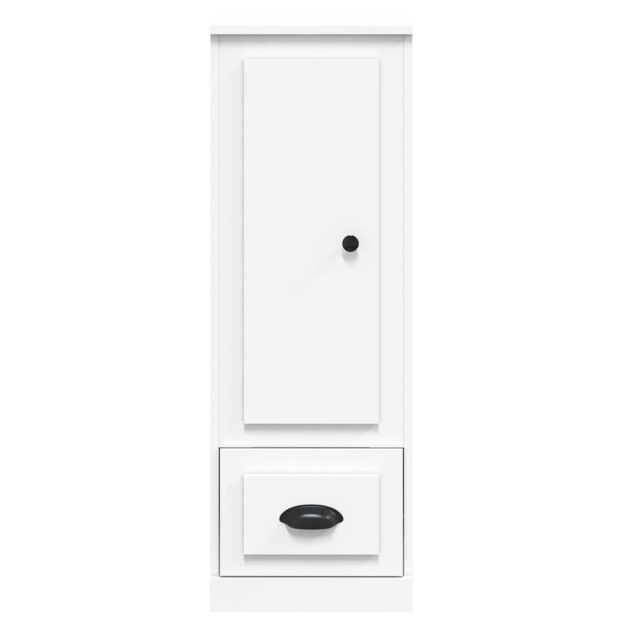 Hoge Kast 36,35,5X103,5 Cm Bewerkt Hout Wit