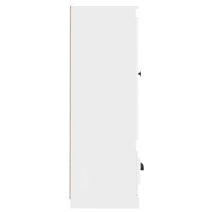 Hoge Kast 36,35,5X103,5 Cm Bewerkt Hout Wit