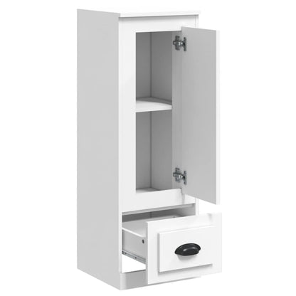 Hoge Kast 36,35,5X103,5 Cm Bewerkt Hout Wit