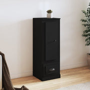Tall cabinet 36x35.5x103.5 cm treated wood black