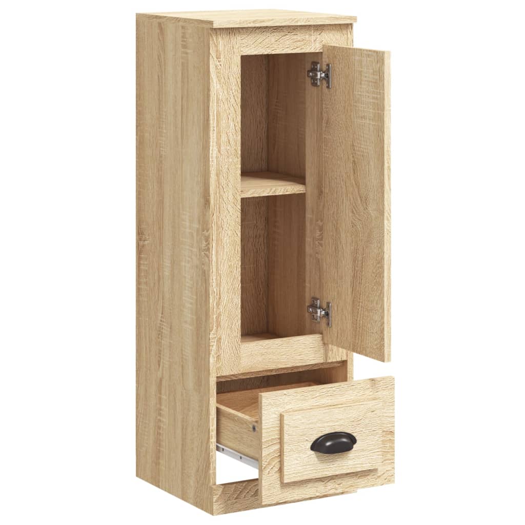 Hoge Kast 36X35,5X103,5 Cm Bewerkt Hout Sonoma Eikenkleurig