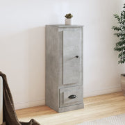 Tall cabinet 36x35.5x103.5 cm treated wood concrete gray