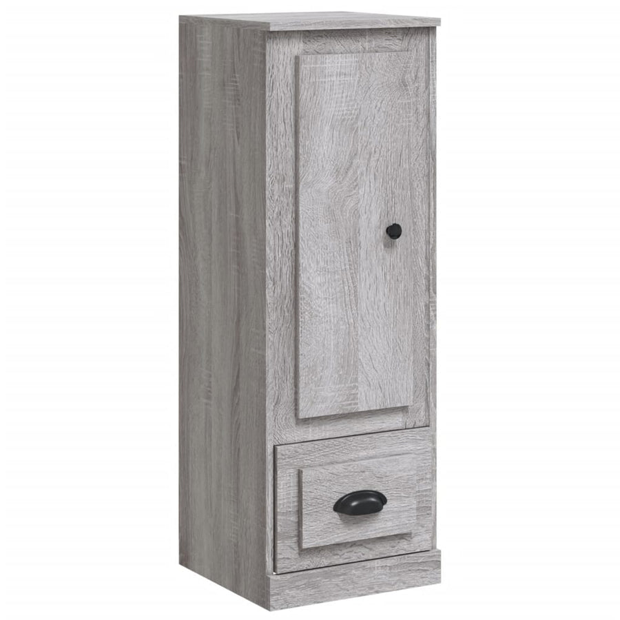Hoge Kast 36X35,5X103,5 Cm Bewerkt Hout Grijs Sonoma Eikenkleur
