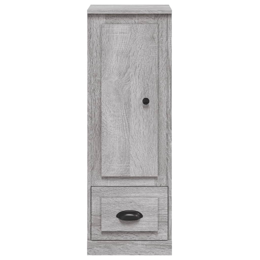 Hoge Kast 36X35,5X103,5 Cm Bewerkt Hout Grijs Sonoma Eikenkleur
