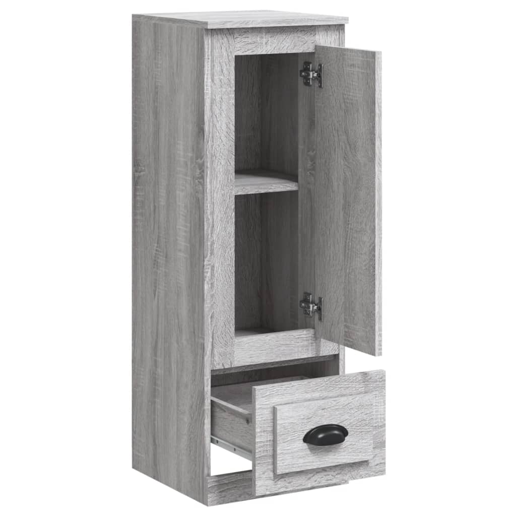 Hoge Kast 36X35,5X103,5 Cm Bewerkt Hout Grijs Sonoma Eikenkleur