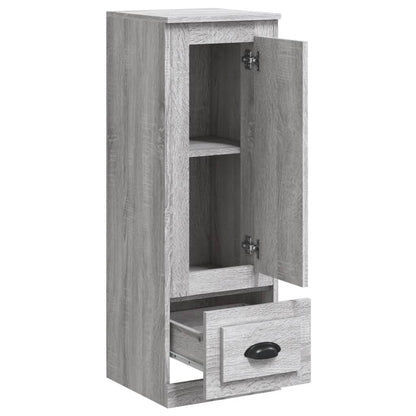 Hoge Kast 36X35,5X103,5 Cm Bewerkt Hout Grijs Sonoma Eikenkleur