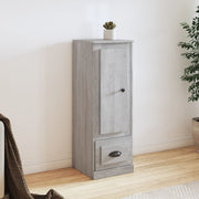 Tall cabinet 36x35.5x103.5 cm engineered wood gray Sonoma oak color