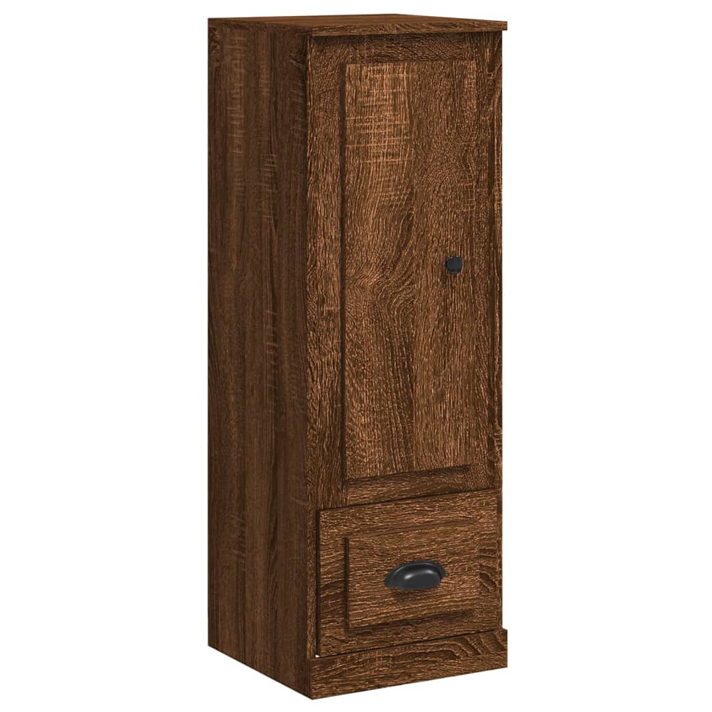 Hoge Kast 36X35,5X103,5 Cm Bewerkt Hout Bruin Eikenkleur