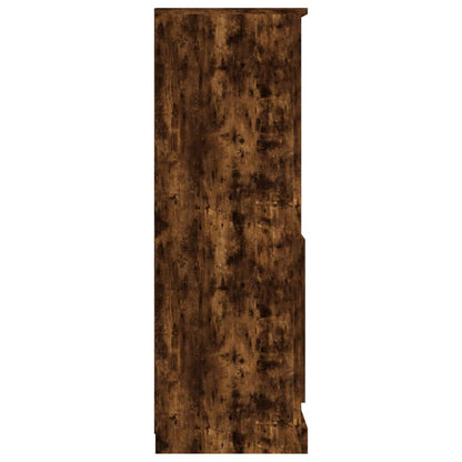 Hoge Kast 60X35,5X103,5 Cm Bewerkt Hout Gerookt Eikenkleurig