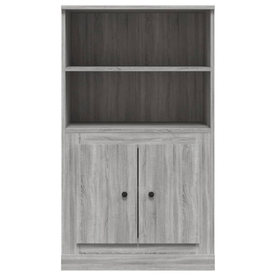Hoge Kast 60X35,5X103,5 Cm Bewerkt Hout Grijs Sonoma Eikenkleur