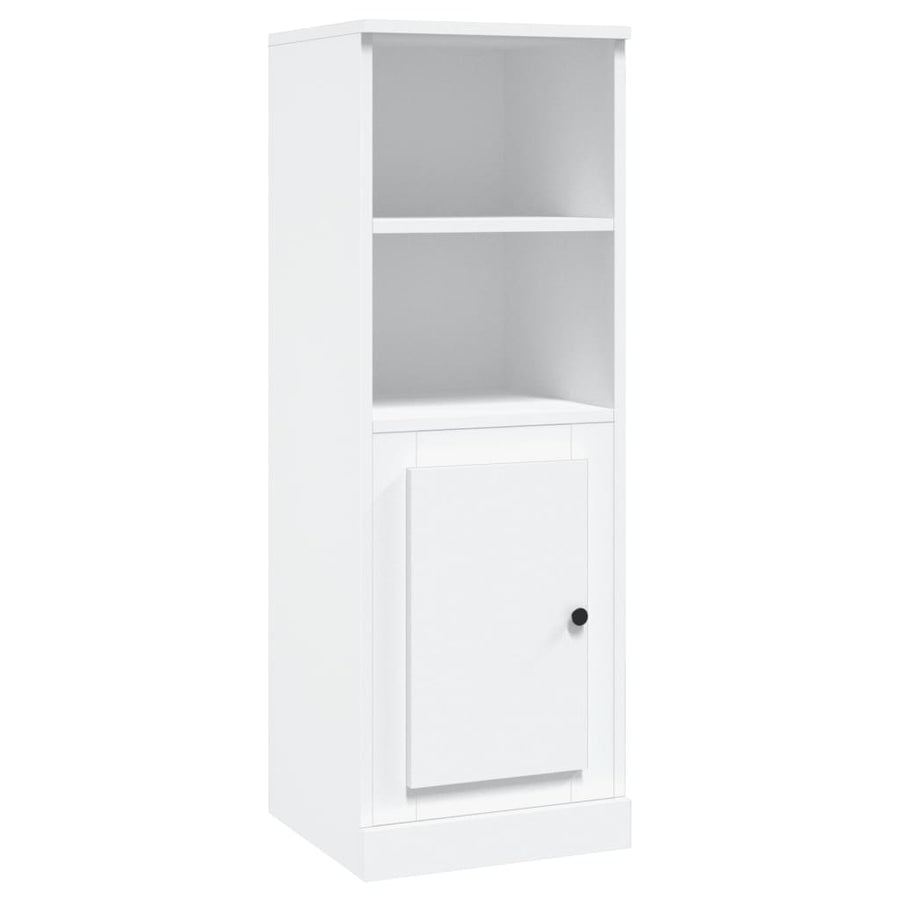 Hoge Kast 36,35,5X103,5 Cm Bewerkt Hout Wit