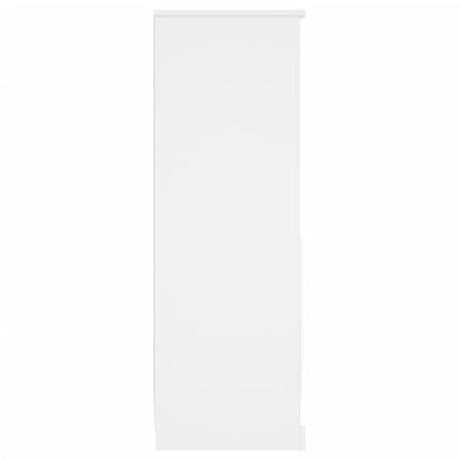 Hoge Kast 36,35,5X103,5 Cm Bewerkt Hout Wit