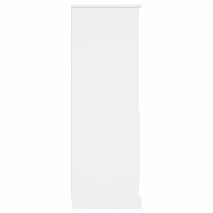 Hoge Kast 36,35,5X103,5 Cm Bewerkt Hout Wit
