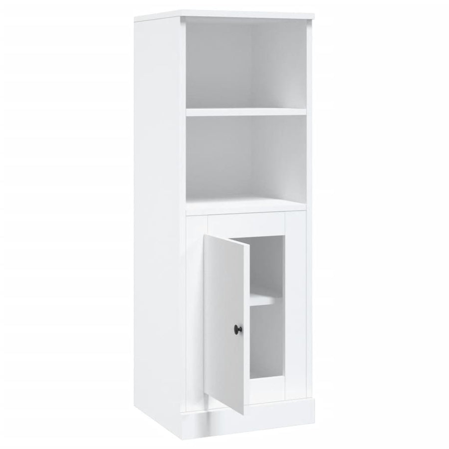 Hoge Kast 36,35,5X103,5 Cm Bewerkt Hout Wit