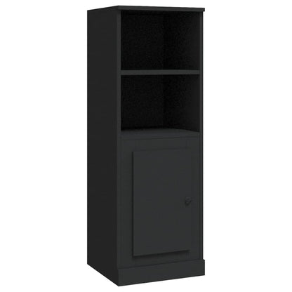 Hoge Kast 36X35,5X103,5 Cm Bewerkt Hout Zwart