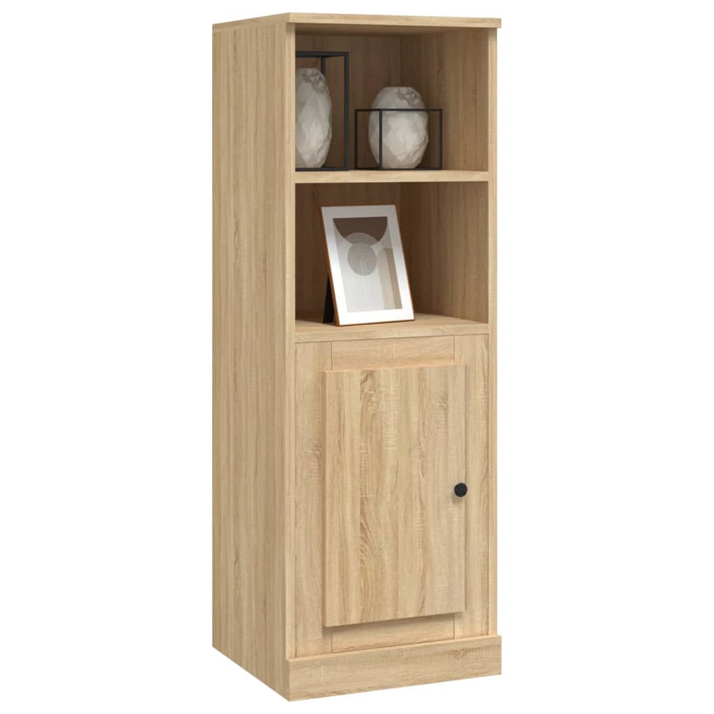 Hoge Kast 36X35,5X103,5 Cm Bewerkt Hout Sonoma Eikenkleurig