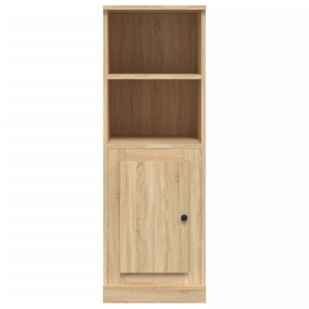 Hoge Kast 36X35,5X103,5 Cm Bewerkt Hout Sonoma Eikenkleurig