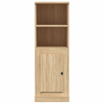 Hoge Kast 36X35,5X103,5 Cm Bewerkt Hout Sonoma Eikenkleurig