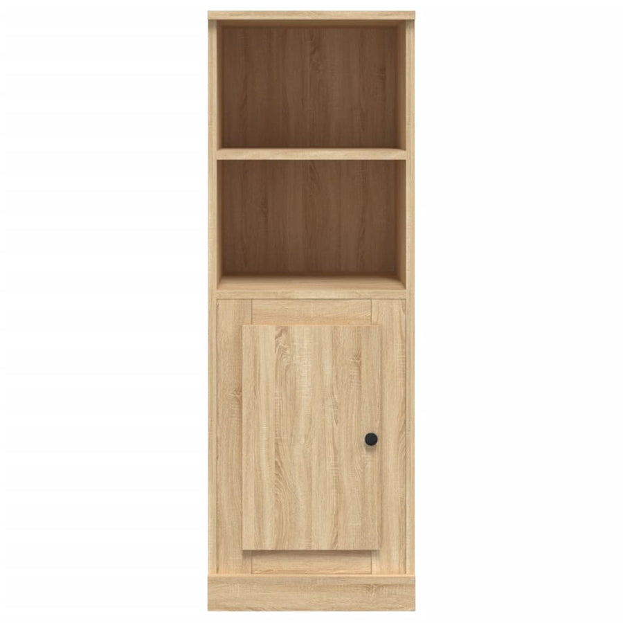 Hoge Kast 36X35,5X103,5 Cm Bewerkt Hout Sonoma Eikenkleurig