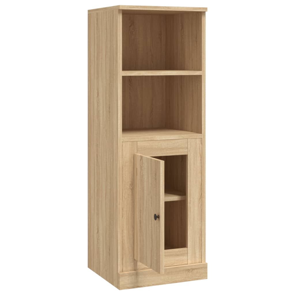 Hoge Kast 36X35,5X103,5 Cm Bewerkt Hout Sonoma Eikenkleurig