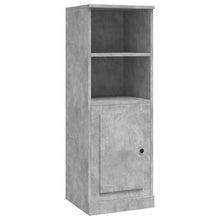 Hoge Kast 36X35,5X103,5 Cm Bewerkt Hout Betongrijs