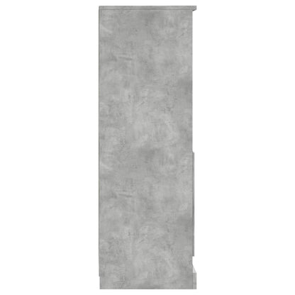 Hoge Kast 36X35,5X103,5 Cm Bewerkt Hout Betongrijs