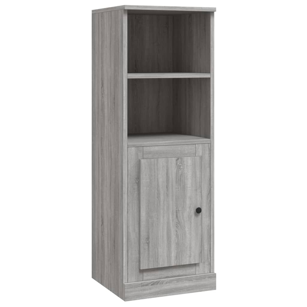 Hoge Kast 36X35,5X103,5 Cm Bewerkt Hout Grijs Sonoma Eikenkleur