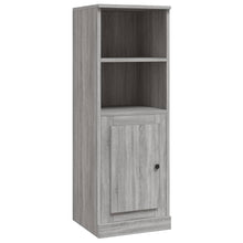 Hoge Kast 36X35,5X103,5 Cm Bewerkt Hout Grijs Sonoma Eikenkleur