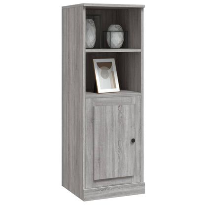 Hoge Kast 36X35,5X103,5 Cm Bewerkt Hout Grijs Sonoma Eikenkleur