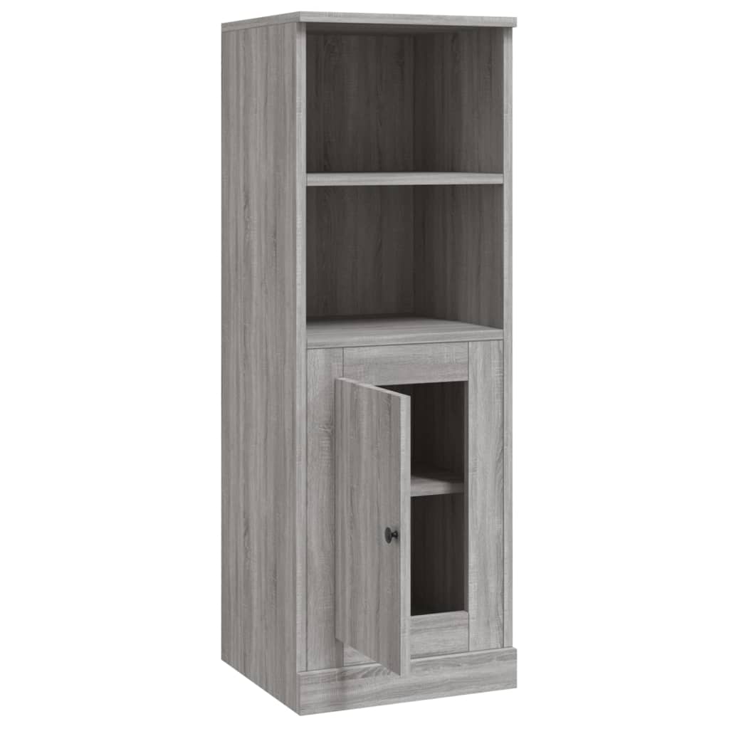 Hoge Kast 36X35,5X103,5 Cm Bewerkt Hout Grijs Sonoma Eikenkleur
