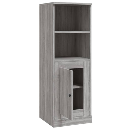 Hoge Kast 36X35,5X103,5 Cm Bewerkt Hout Grijs Sonoma Eikenkleur