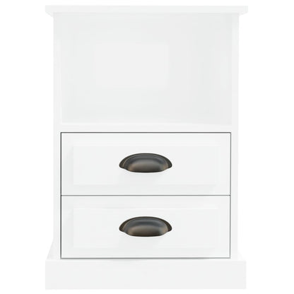 Nachtkastjes 2 St 43X36X60 Cm Hoogglans Wit