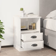 Bedside tables 2 pcs 43x36x60 cm high gloss white