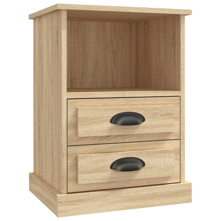 Nachtkastje 43X36X60 Cm Kleurig 1 Sonoma eiken