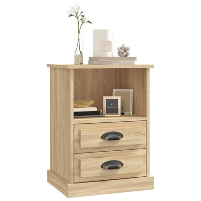 Nachtkastje 43X36X60 Cm Kleurig 1 Sonoma eiken