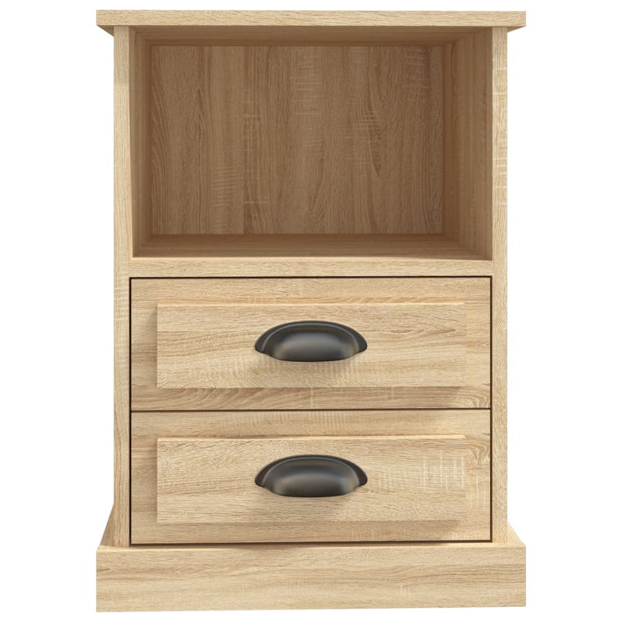 Nachtkastje 43X36X60 Cm Kleurig 1 Sonoma eiken