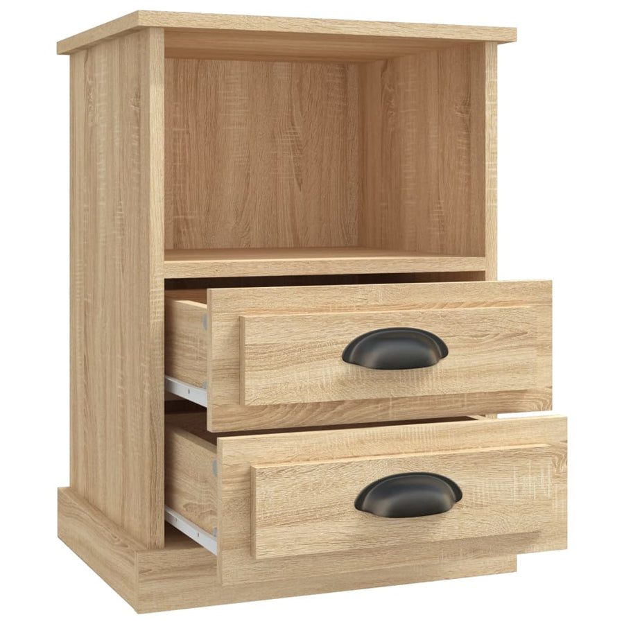 Nachtkastje 43X36X60 Cm Kleurig 1 Sonoma eiken