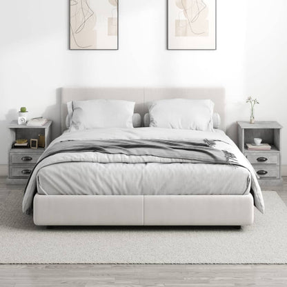 Nachtkastjes 2 St 43X36X60 Cm Betongrijs