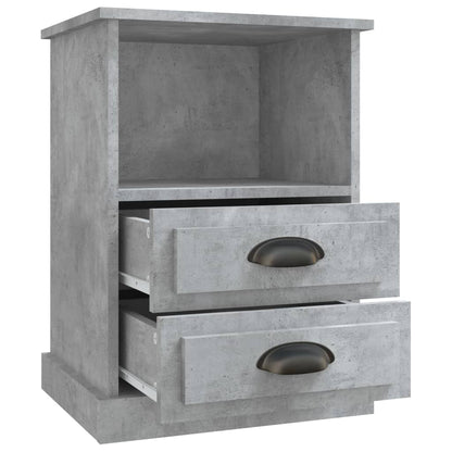 Nachtkastjes 2 St 43X36X60 Cm Betongrijs