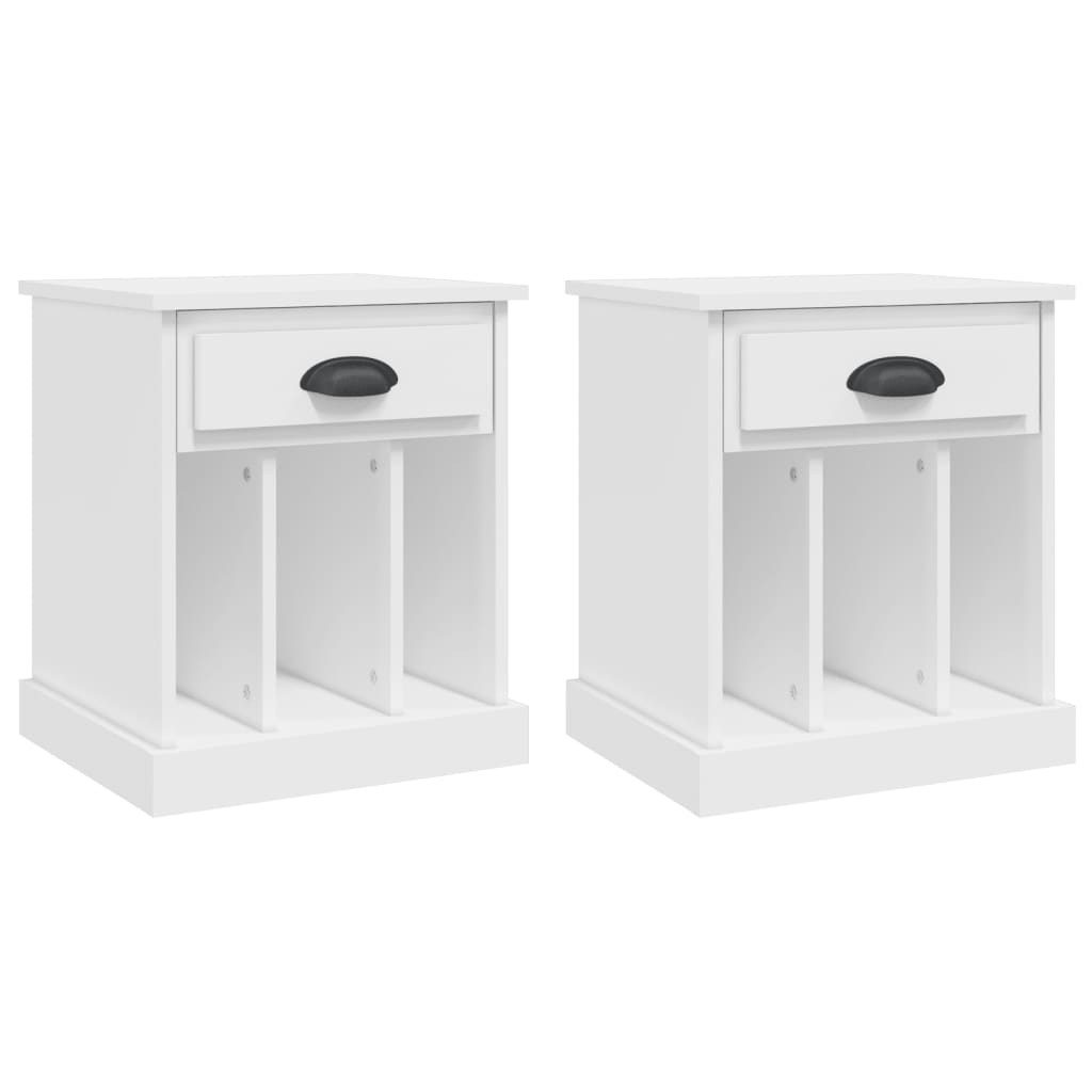 Nachtkastjes 2 St 43X36X50 Cm Wit