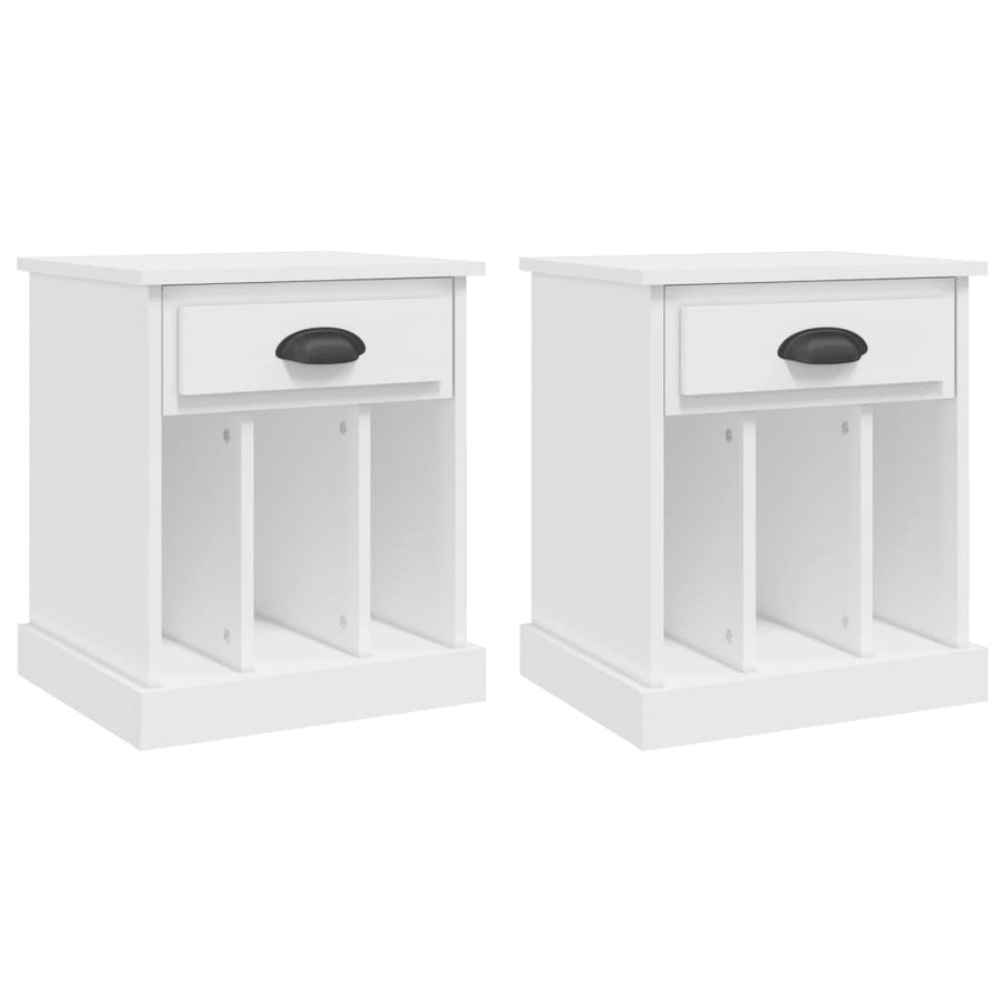 Nachtkastjes 2 St 43X36X50 Cm Wit