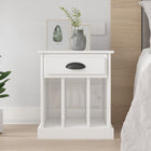 Bedside table 43x36x50 cm high gloss white