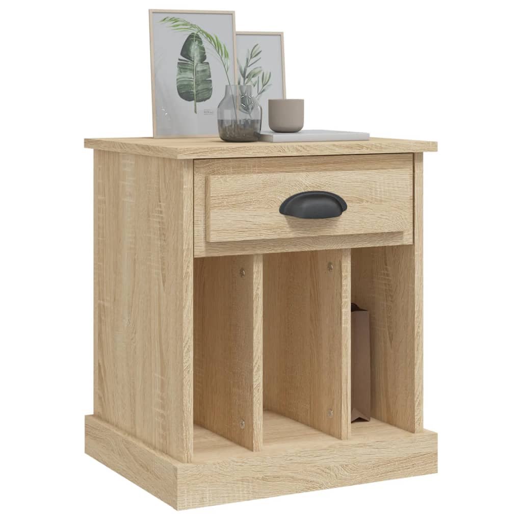 Nachtkastjes 2 St 43X36X50 Cm Sonoma Eikenkleurig